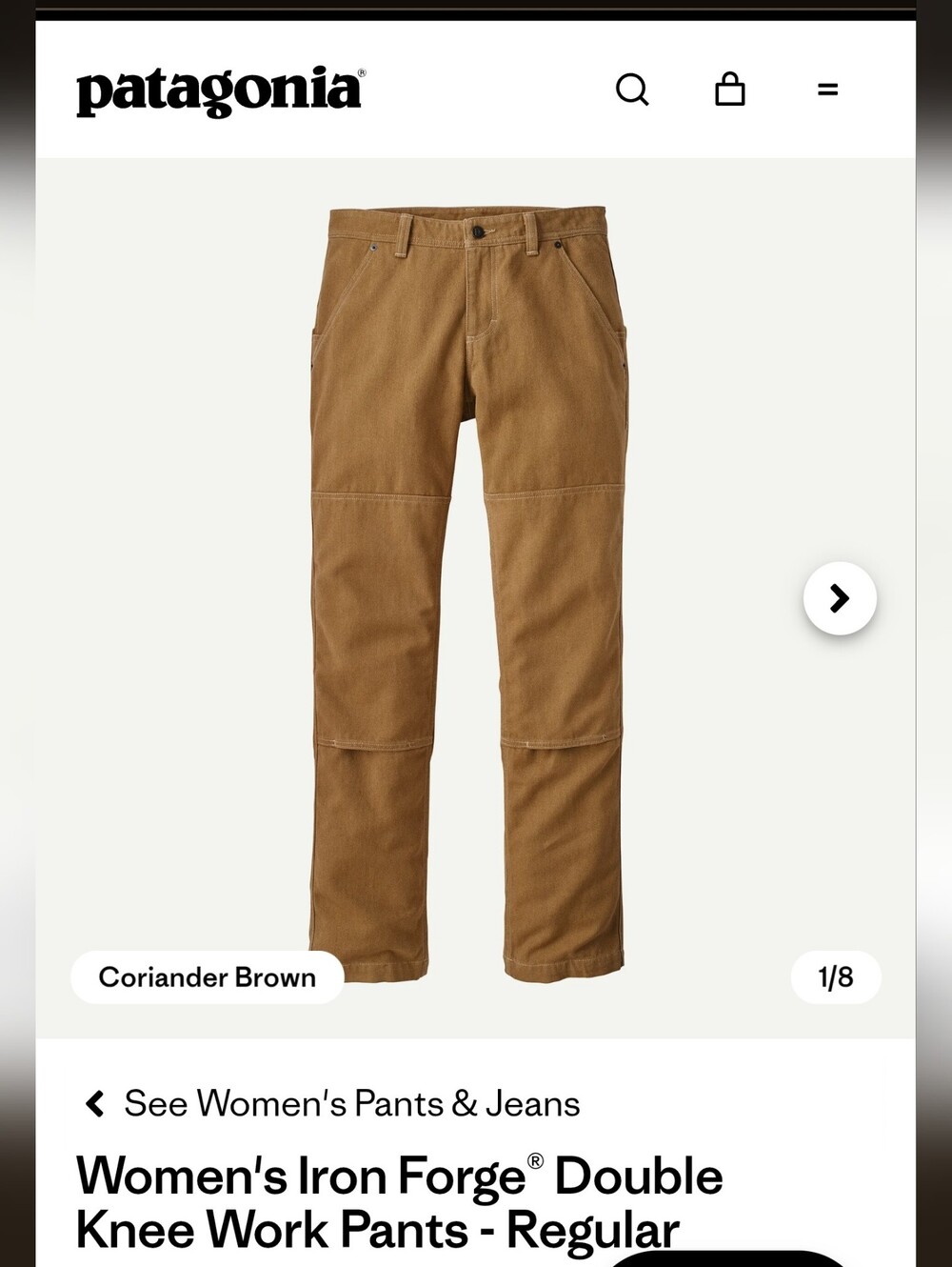Patagonia Women's Iron Forge® Double Knee Work Pants - Regular
